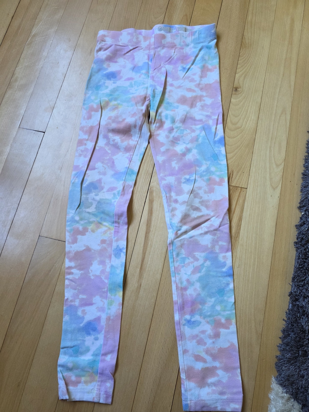 wonder nation Pastel Tie-Dye Leggings in Pink, Blue & Cream